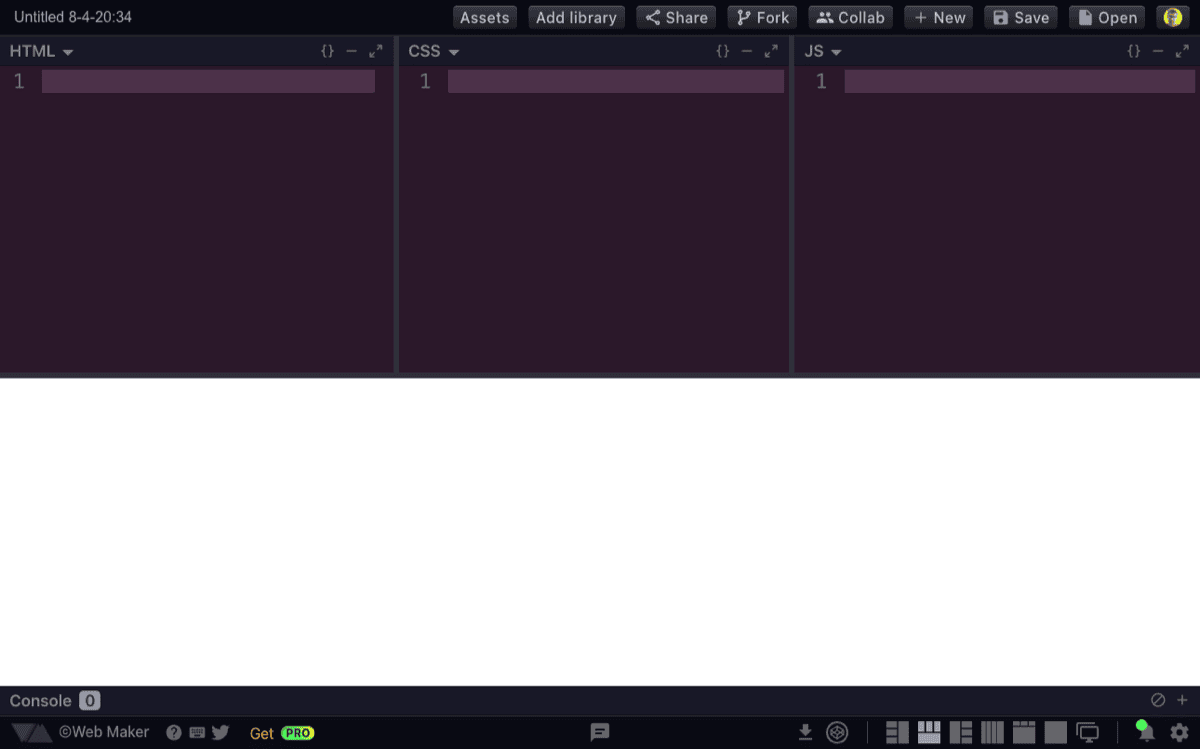 Layout 2 — Preview on bottom