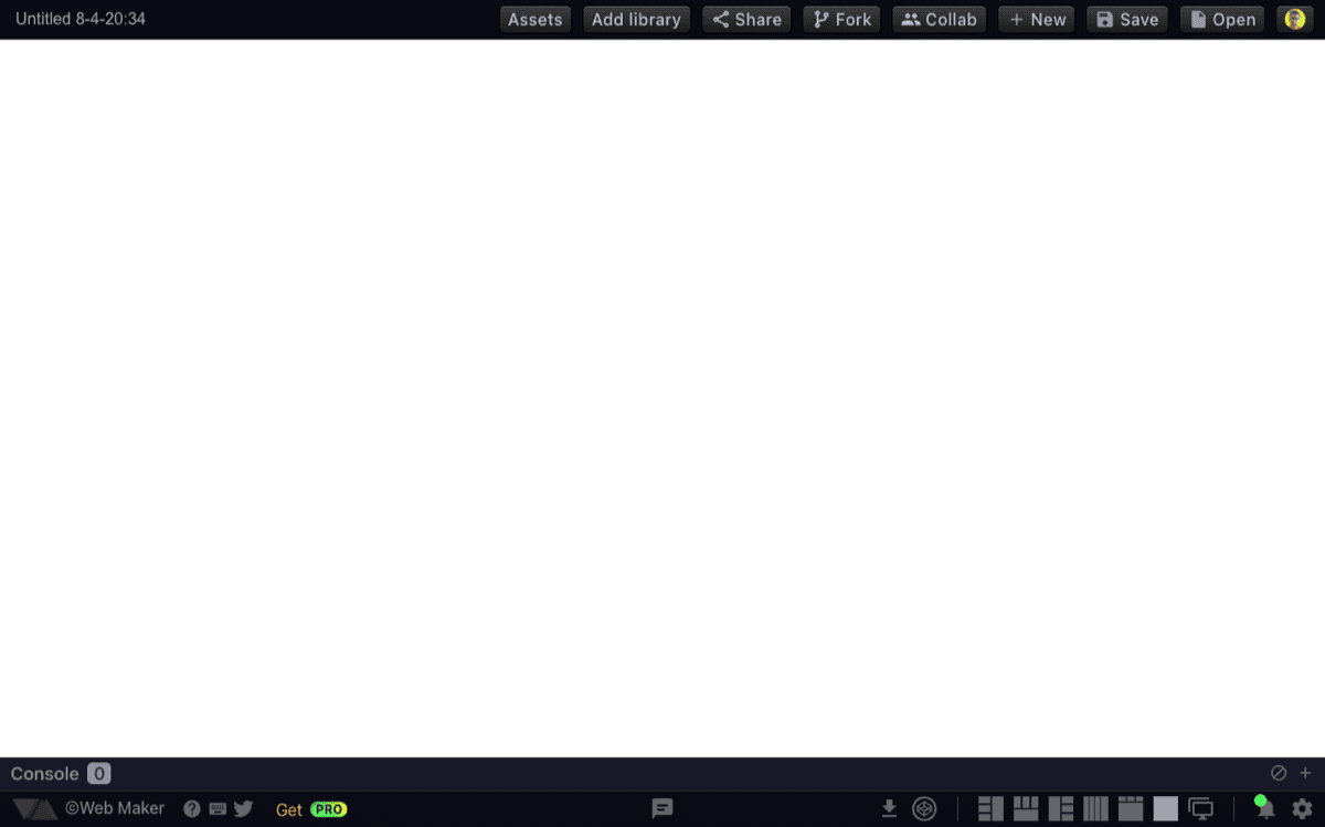 Layout 4 — Full screen preview