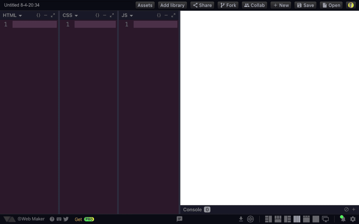 Layout 5 — All vertical panes