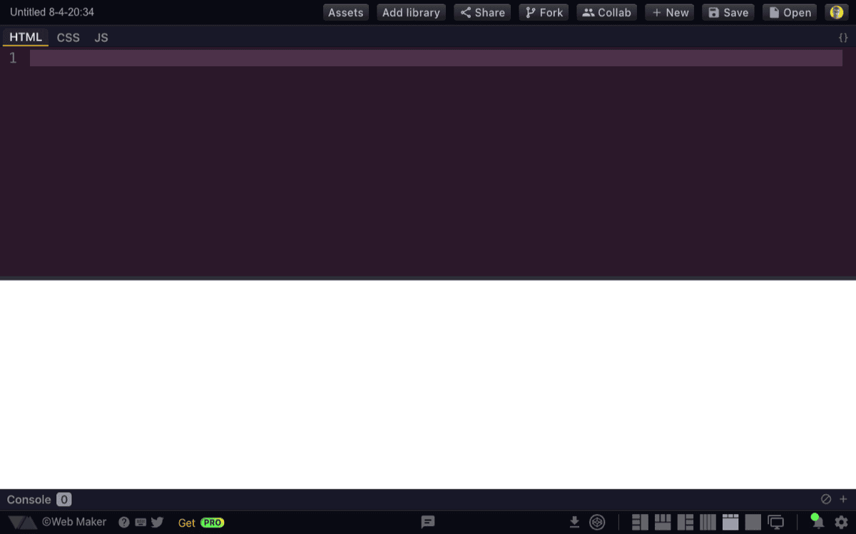 Layout 6 — Tabbed code panes